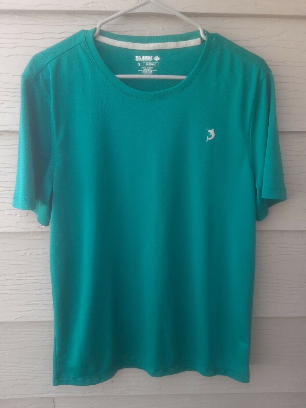 Reel Legends Mens Freeline Solid Short Sleeve Top
